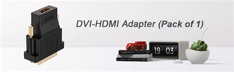 Microware DVI to HDMI Adapter, DVI-D 24+1 Male to HDMI Female High ...