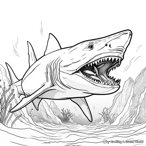 Megalodon Coloring Pages - Free & Printable!