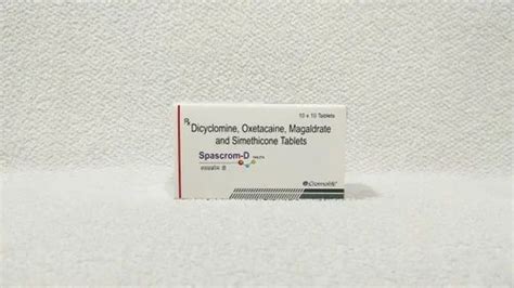 Antispasmodic -GI Tracts Disorders - OXETACAINE 10MG,MAGALDRATE 400MG ...
