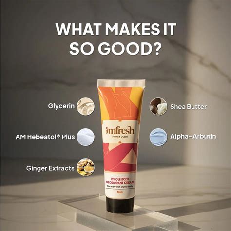 imfresh | imfresh Cream (Honey Oudh) | Whole body deodorant