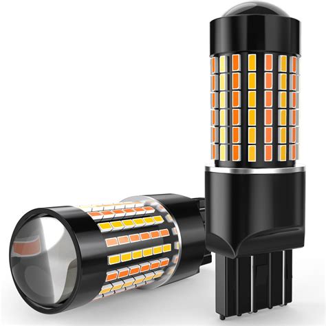 KATUR Super Bright 7443 7444NA 7440 7440NA 992 W21/5W Switchback LED ...