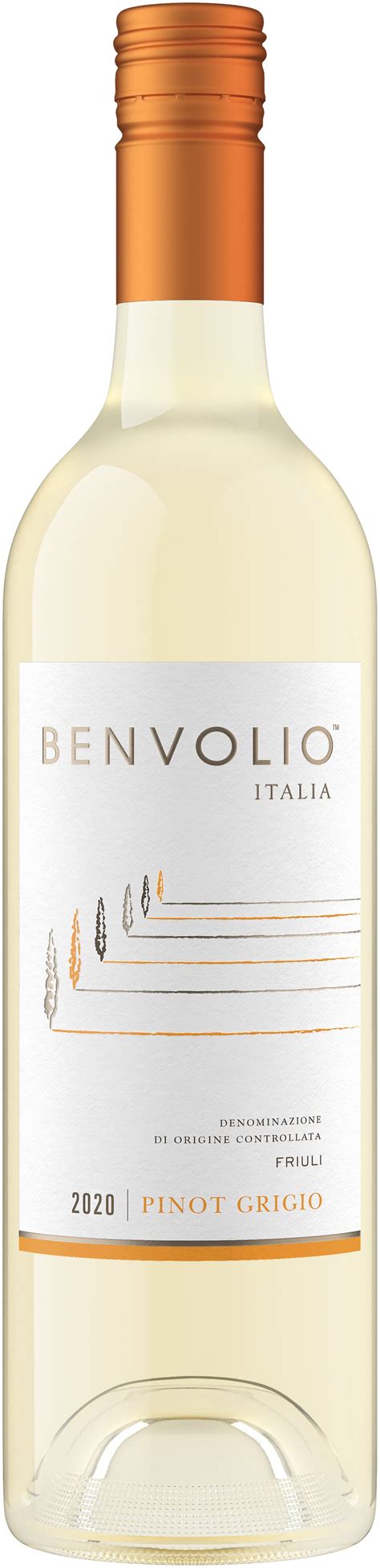 2020 Benvolio Pinot Grigio, Friuli-Venezia Giulia, Italy (750ml ...