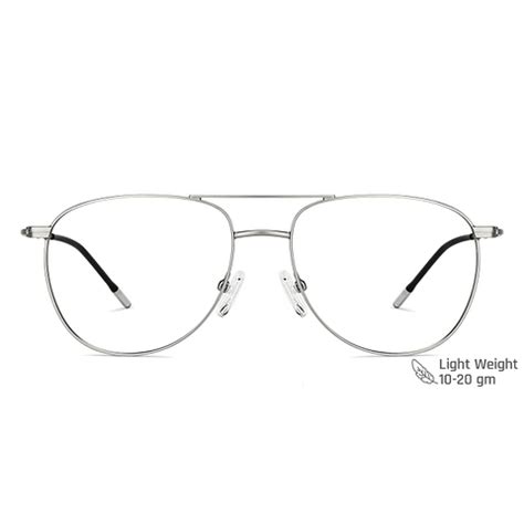 Buy Gunmetal Black Full Rim Aviator Vincent Chase SLEEK STEEL VC E13046 ...