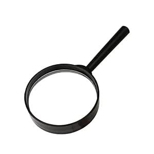 LUOSHI Black Magnifying Glass for Kids, Students, Artists, Reading and ...