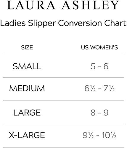 Buy Laura Ashley Women’s House Slippers, Ladies’ Clog Slides with Plush ...