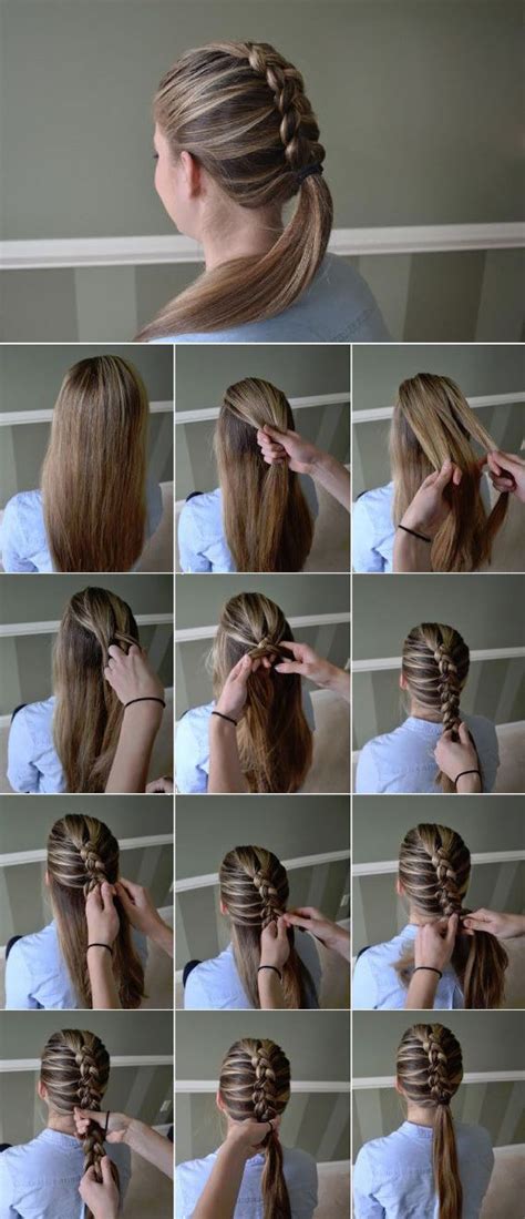 Inside Out French Braid Tutorial 的图像结果