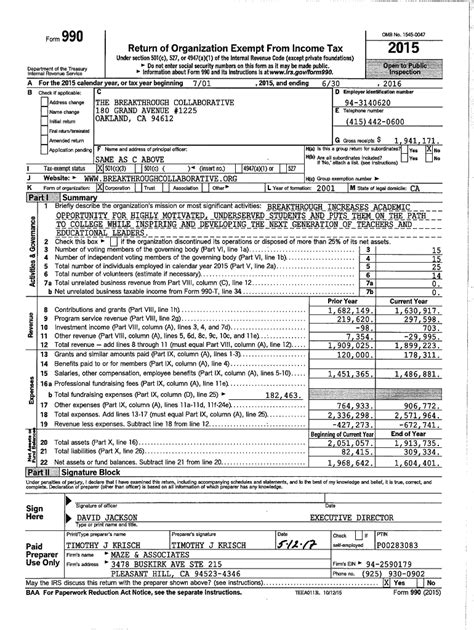 Fillable Online Breakthrough Collaborative Fax Email Print - pdfFiller