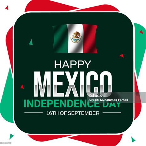 Happy Mexico Independence Day Wallpaper Background With Waving Flag And ...