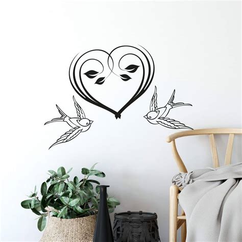 Flower Heart Wall sticker | wall-art.com