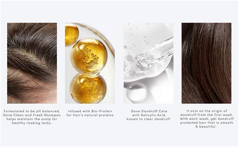 Buy Dove Dandruff Clean & Fresh Shampoo| 180 ml Online at Low Prices in ...