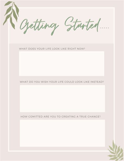 Image result for Vision Board Worksheet