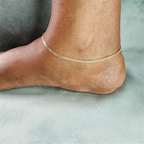 Contour Rosegold Anklet – Maayakriya