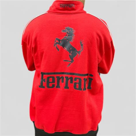 Red Ferrari Premium Turbo Racer Jacket – Vintage drip