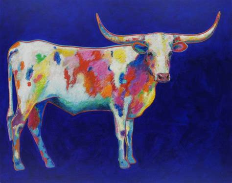 Colorful Longhorn 4: A Large Southwestern Longhorn - Cow - Bull - Steer ...