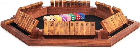 AMEROUS Upgraded 1-6 Players Shut The Box Dice Game, India | Ubuy