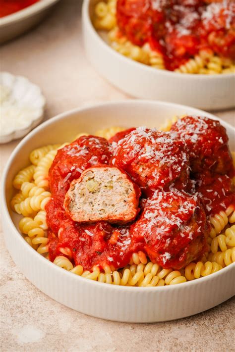 Oven Baked Turkey Meatballs - Baked Turkey Meatball Recipe