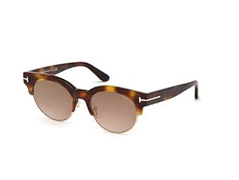 Tom Ford UV Protected Brown Round Half rim Sunglasses for Women ...