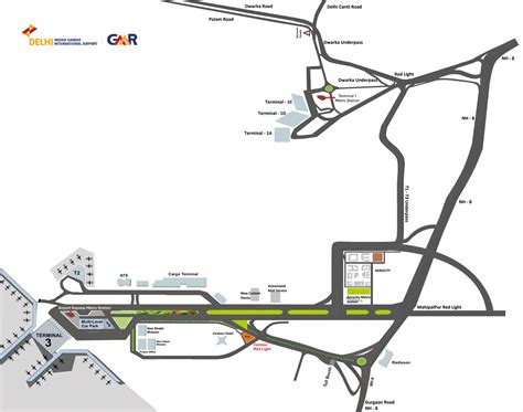 Route Maps & Inter-Terminal Directions | Delhi Airport
