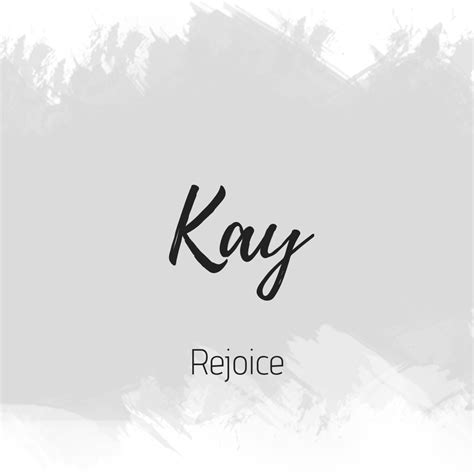 Kay - Unique Baby Name