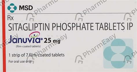 Januvia 25 MG Tablet (7): Uses, Side Effects, Price & Dosage | PharmEasy