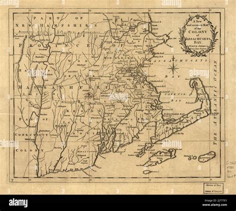 Massachusetts bay colony map hi-res stock photography and images - Alamy