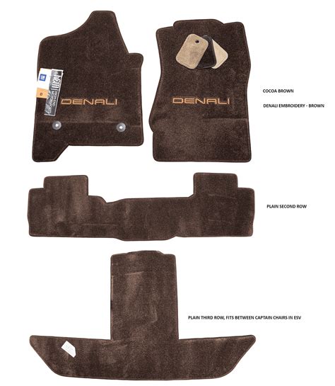 GMC Yukon Denali XL Floor Mats - Premium Upgrade