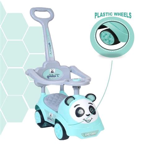 Buy Manual Push Teddy Star Ride-On | Protective Arm Rest & Parent ...