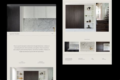 深圳VI设计分享：Spatial Studio室内设计品牌标识和网站