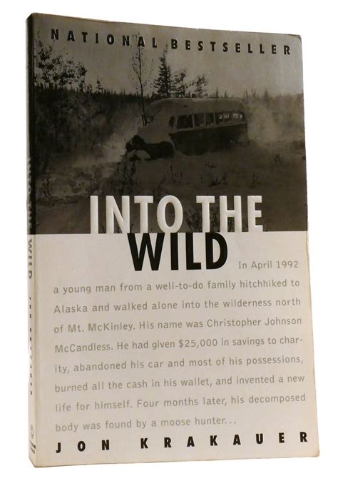 INTO THE WILD | Jon Krakauer | First Edition; Eignty-Ninth Printing