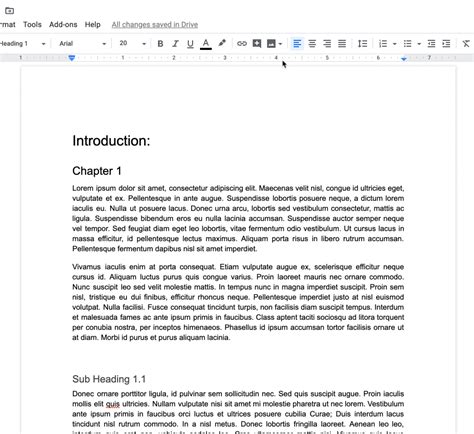 Image result for How to Add Table of Contents in Google Docs
