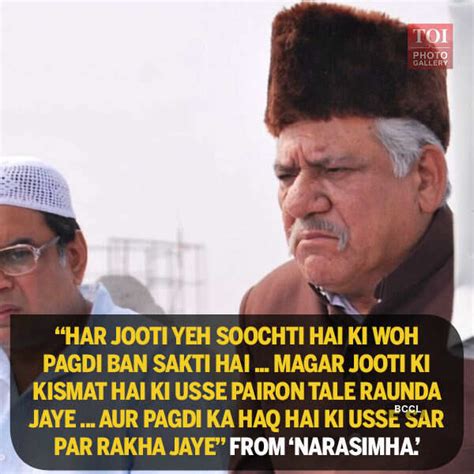 Remembering Om Puri's top movie dialogues- The Etimes Photogallery Page 17