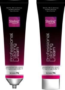 Sterling Professional Coloring Cream 60gm Black , Black - Price in ...