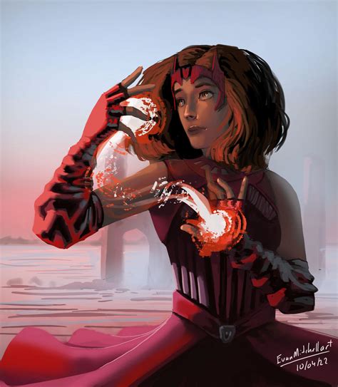 The Scarlet Witch, by me :D (evanmitchellart on instagram) : r ...