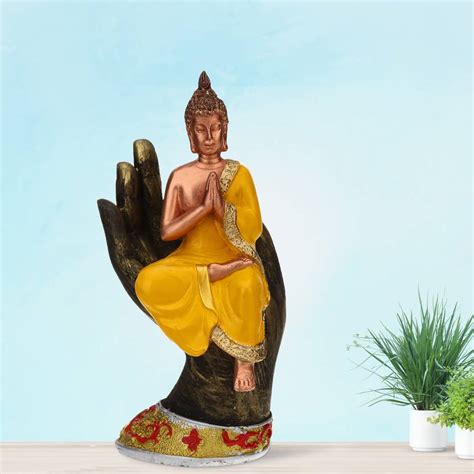 Flipkart SmartBuy HOLY BUDDHA STATUE Decorative Showpiece - 23 cm Price ...