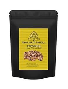 Ayurgyan 100% Natural Walnut Shell Powder for Scrub Formulation (1Kg ...