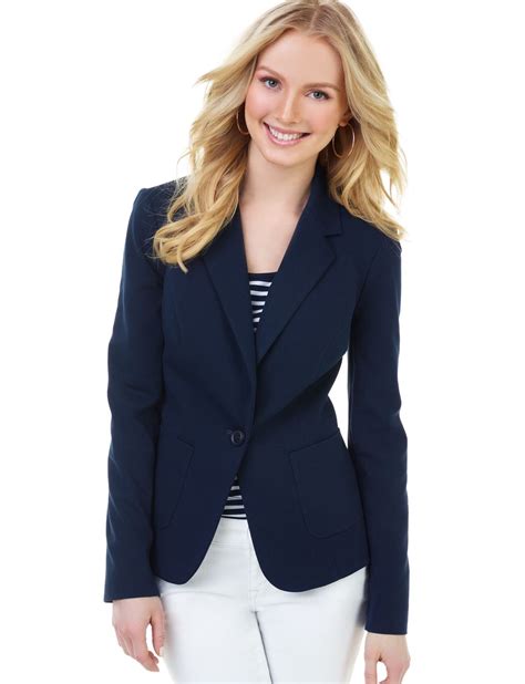 30+ Blazer Navy Womens, Ide Terpopuler!