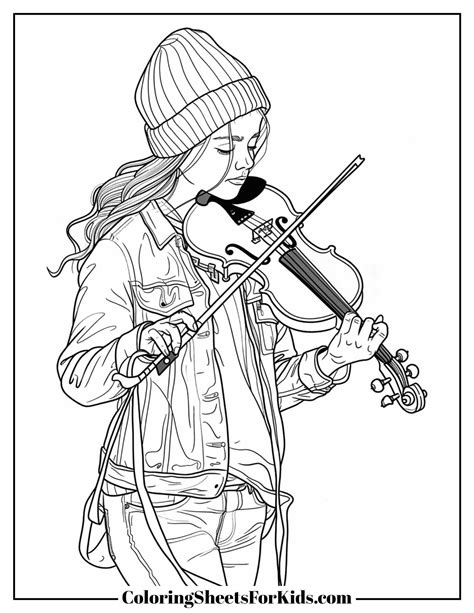 Musician Coloring Pages (Free PDF Printables) - Coloring Sheets For Kids