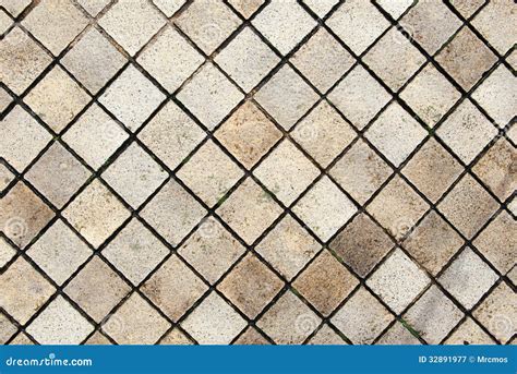 Old Tile Floor Background stock image. Image of footpath - 32891977
