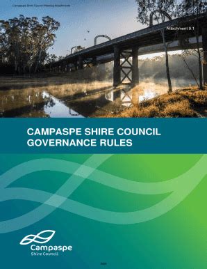 Fillable Online www.campaspe.vic.gov.auOur-councilCouncilGovernance ...