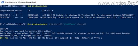Image result for Run Windows Update Remotely PowerShell