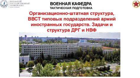 Организационно-штатная структура, ВВСТ типовых подразделений армий ...