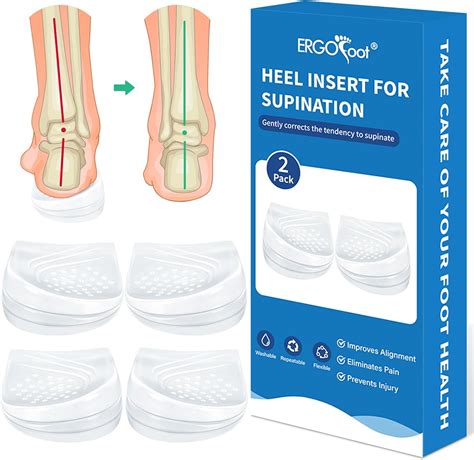 ERGOfoot 2 Packs Supination Correction Insoles, 3 India | Ubuy