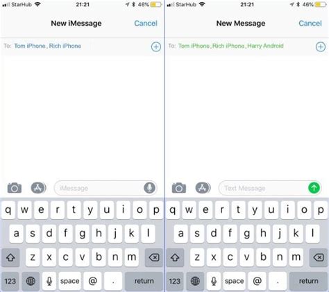 IMessage Group Chat 的图像结果