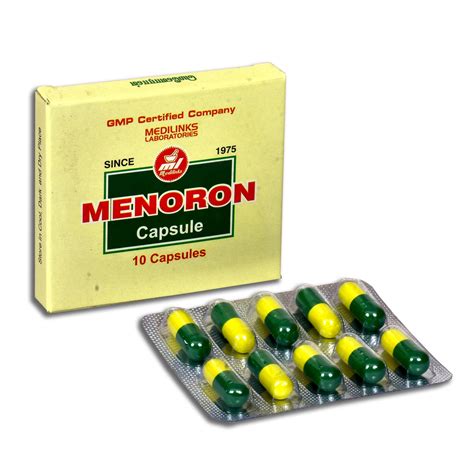 MENORON CAPSULES – MEDILINKS LABORATORIES