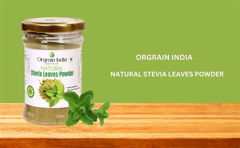 Orgrain India Pure Stevia Leaves Powder 100g | Natural & Sugar Free ...