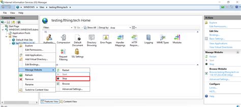 Image result for PowerShell Stop Website