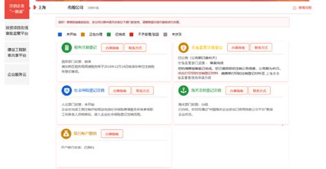 上海市注销企业“一窗通”网上服务操作指南