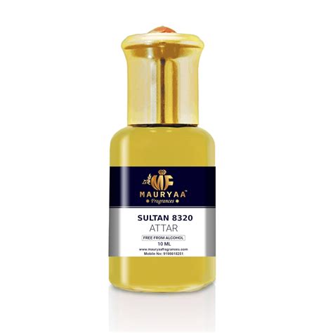 Mauryaa Fragrances Sultan Attar Luxury Itra Perfume for Men | Alcohol ...