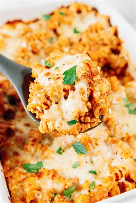 Rotini Pasta Bake Casserole (Easy Recipe!) | Live Eat Learn