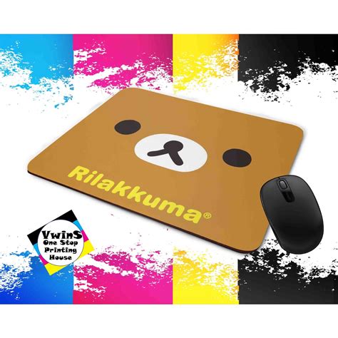 Rilakkuma San-X Sanrio Mouse Pads! Rilakkuma and Korilakkuma Cute and ...